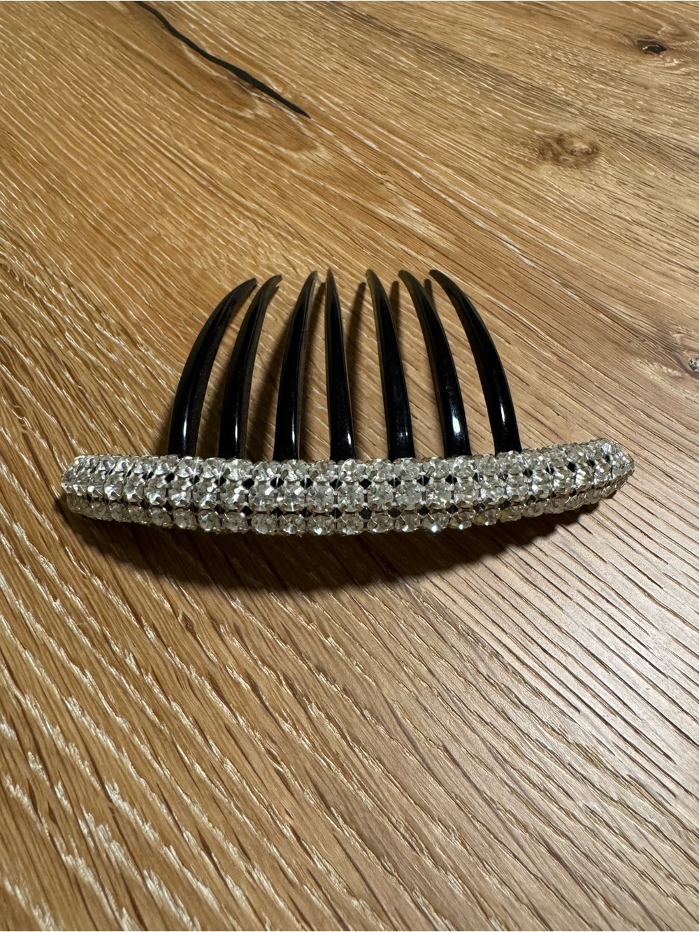 Vintage Jontee San Francisco Rhinestone French Twist Comb